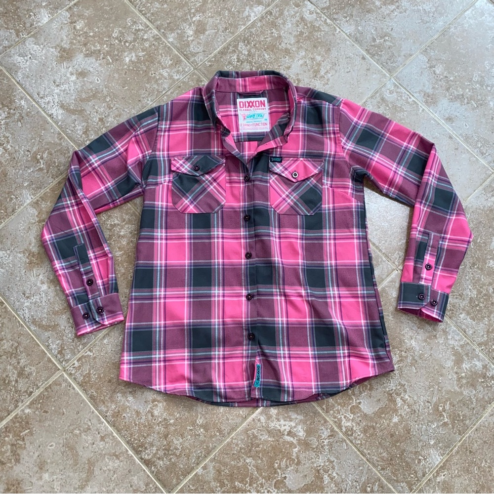 Dixxon Flannel Company Shreddy Men’s Pink Button Up Shirt Large Rare